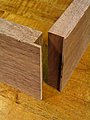 Closeup Of Overlays Glued To Stretchers